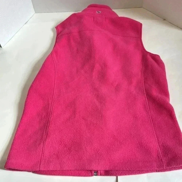 Vineyard Vines pink fleece zip up vest size medium - Picture 5 of 7